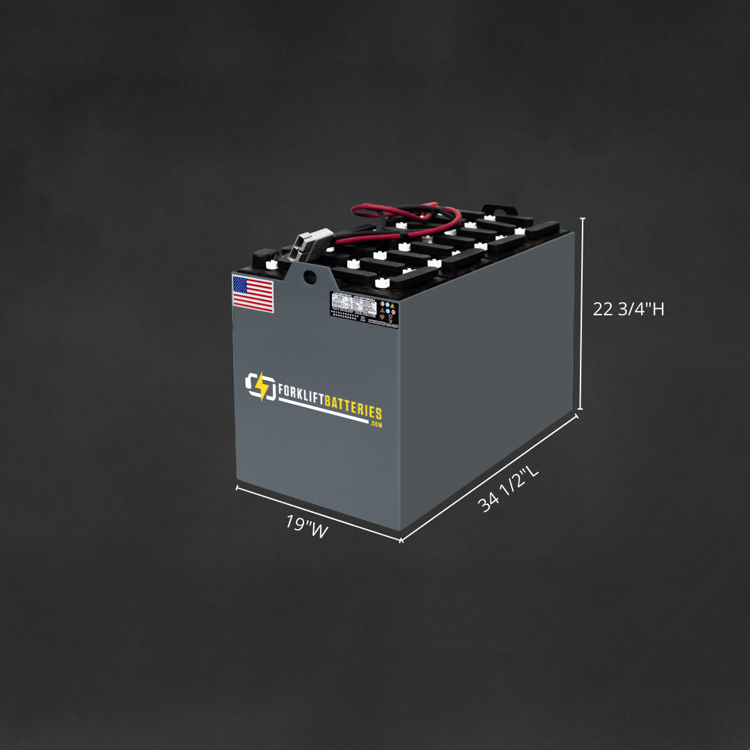 24-85-11 (48 VOLTS) Forklift Battery 34.5" X 19"