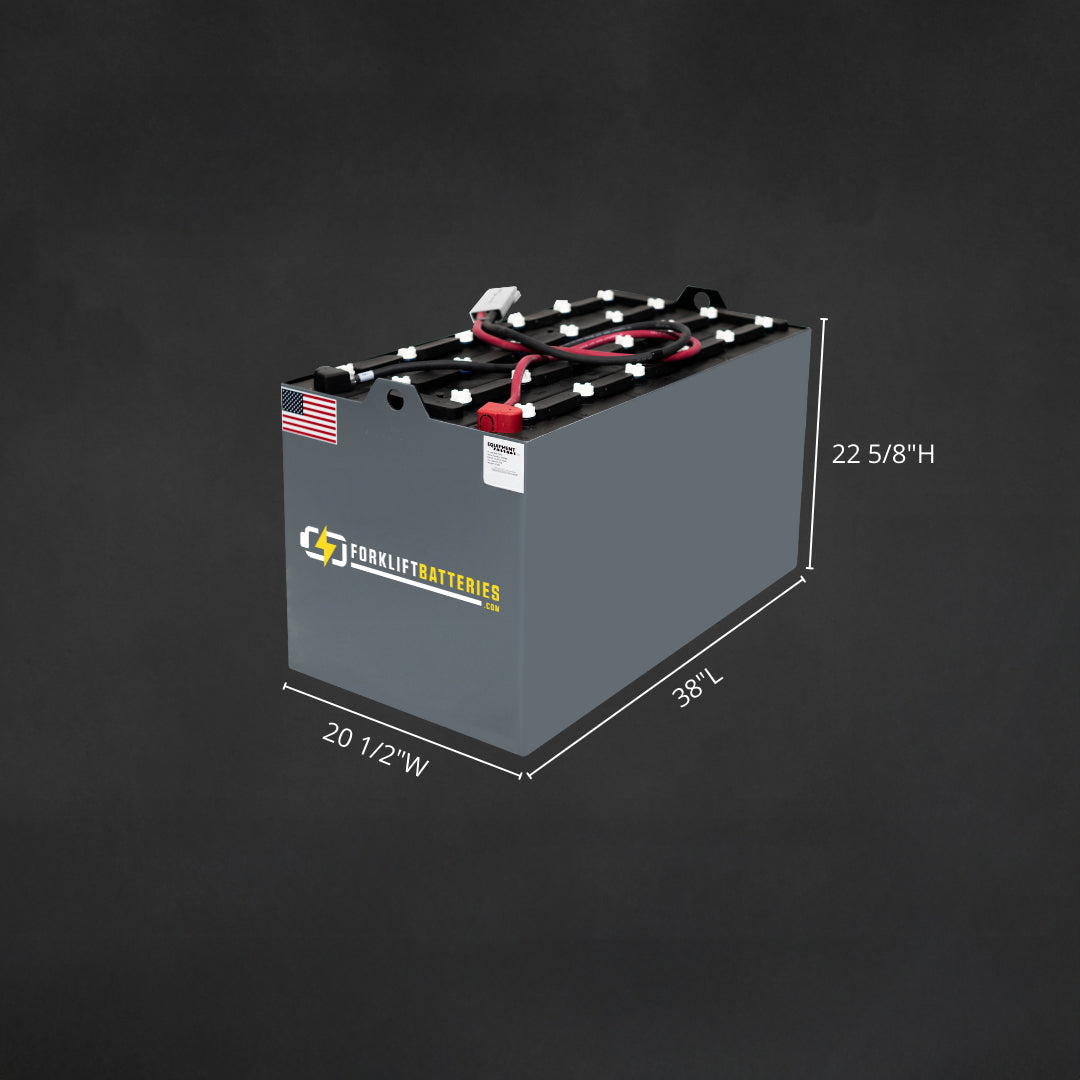 24-85-13 (48 VOLTS) Forklift Battery 38"X21"