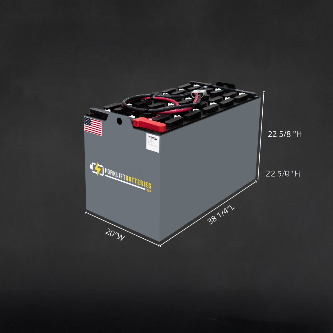 18-85-17 (36 VOLTS) Forklift Battery – 38" x 20"