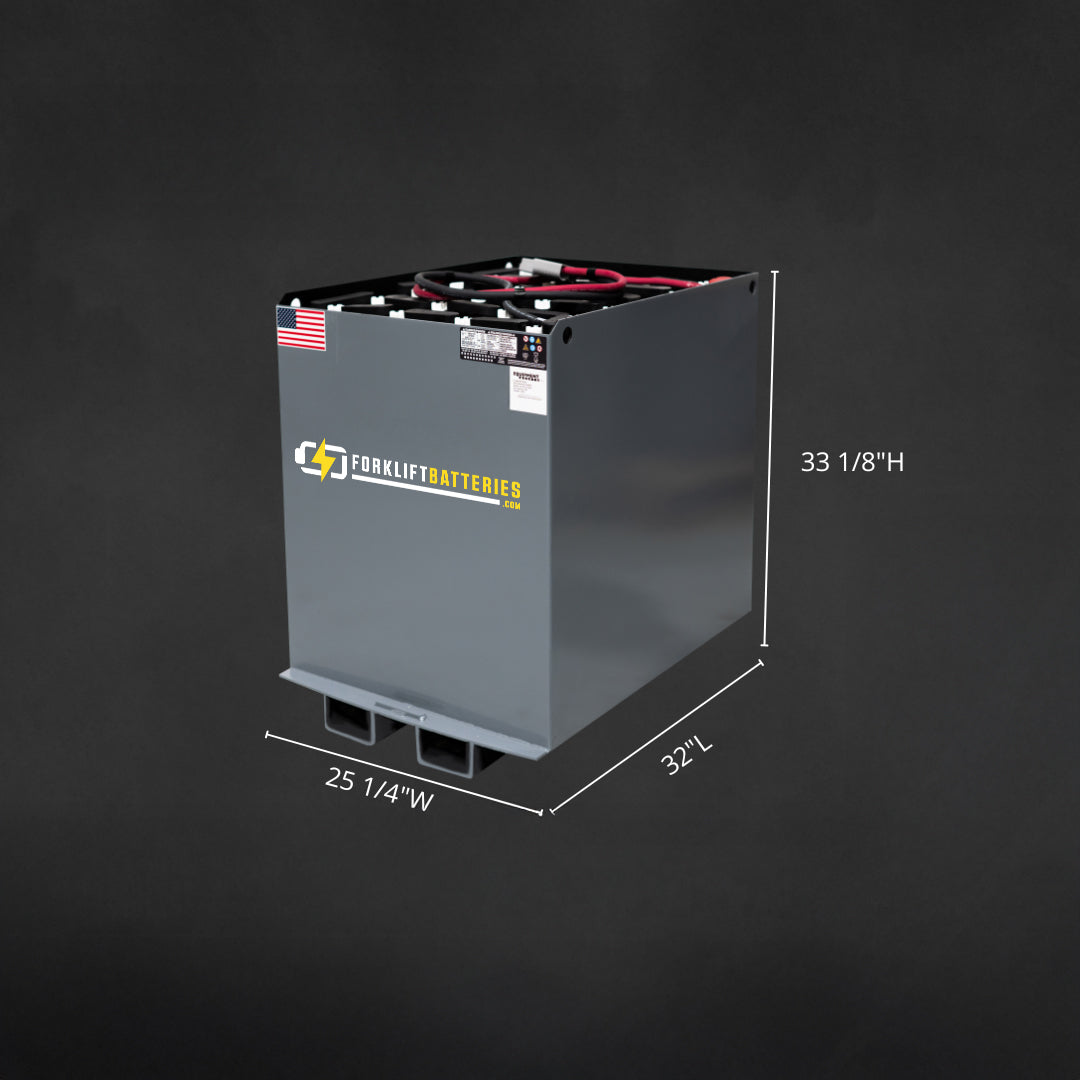 24-125-13 (48 VOLTS) Forklift Battery 32"x 25"