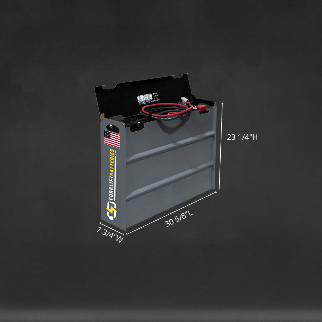 6-85-13 (12 Volts) Forklift Battery – With Cover